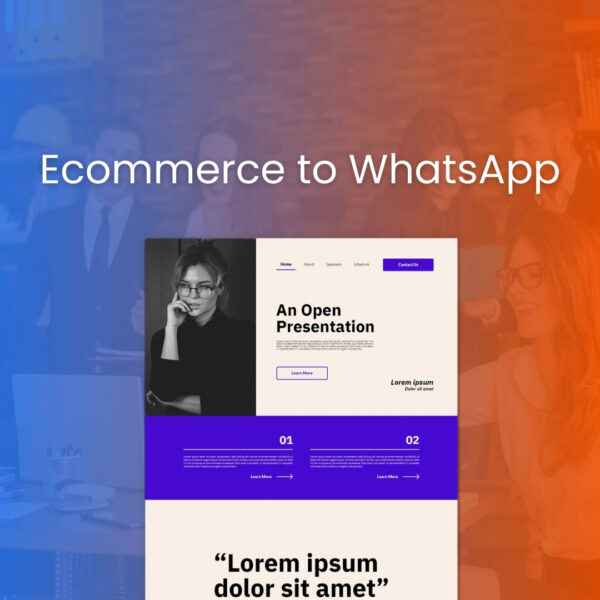 E-commerce to WhatsApp